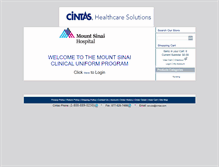 Tablet Screenshot of mtsinaiclinical.com